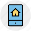 house picture, mobile, mobile display, mobile screen, online house purchase, smartphone 