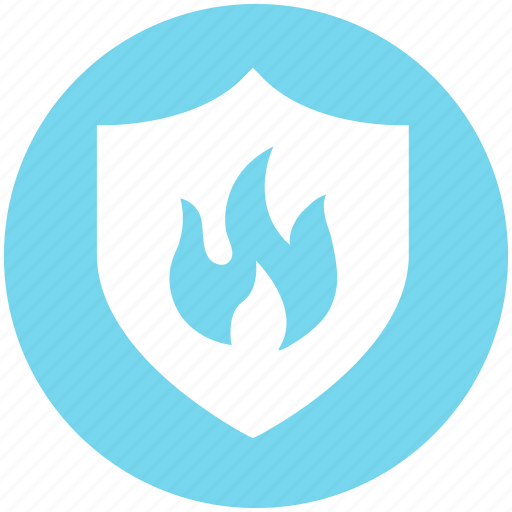 Antivirus, emergency, fire, fire protection, firewall, protection, shield icon - Download on Iconfinder