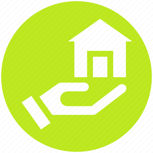 Hand, home, house, house in hand, property insurance, real estate, share icon - Download on Iconfinder
