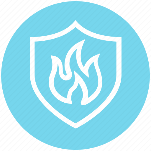 Antivirus, emergency, fire, fire protection, firewall, protection, shield icon - Download on Iconfinder