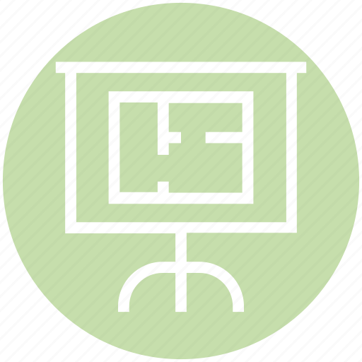 Board, business presentation, easel, plan, presentation board, strategy icon - Download on Iconfinder