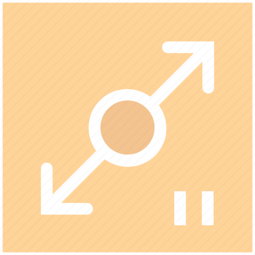 Arrow, diagonal, maximum, measure, property, resize, size icon - Download on Iconfinder