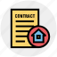 contract, document, home, house, house paper, property paper, real estate 