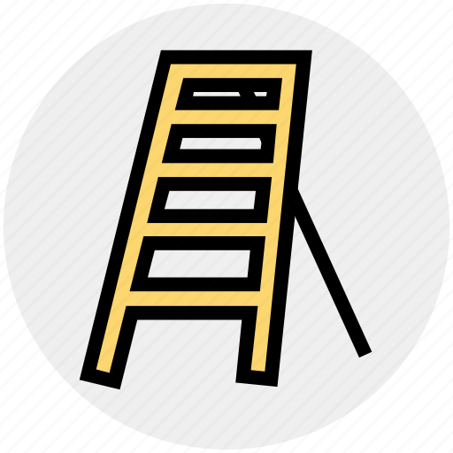 Ascend, floors, interior, level, staircase, stairs, transit icon - Download on Iconfinder