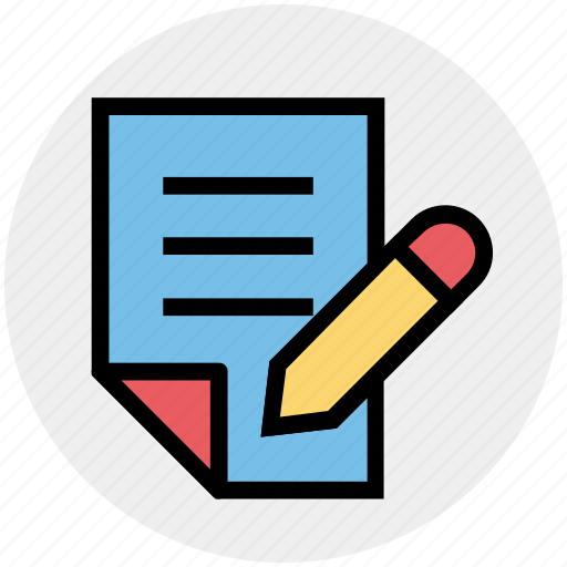 Document, file, page, paper, pen, pencil, sheet icon - Download on Iconfinder