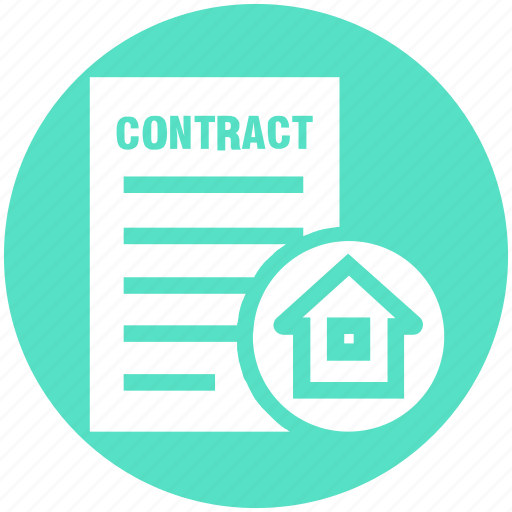 Contract, document, home, house, house paper, property paper, real estate icon - Download on Iconfinder