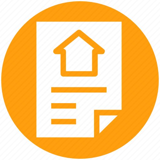 Contract, document, home, house, house paper, property paper, real estate icon - Download on Iconfinder