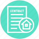 contract, document, home, house, house paper, property paper, real estate