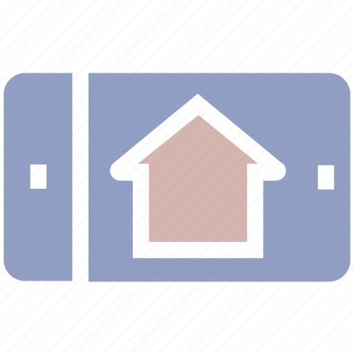 House, house picture, mobile, mobile screen, online house purchase, property, smartphone icon - Download on Iconfinder