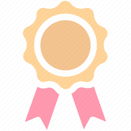 Award, award ribbon, badge, first place, reward, ribbon, win icon - Download on Iconfinder