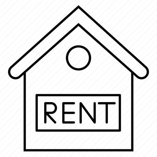 Rent, house, home, building icon - Download on Iconfinder