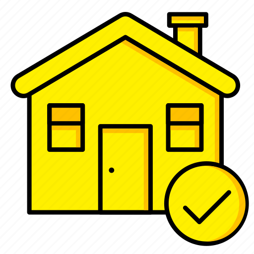 Estate, home, house, ok, real, rent, sale icon - Download on Iconfinder