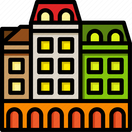 Apartment, estate, home, house, residential icon - Download on Iconfinder