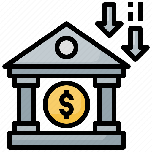 Bank, broke, dollar, savings icon - Download on Iconfinder