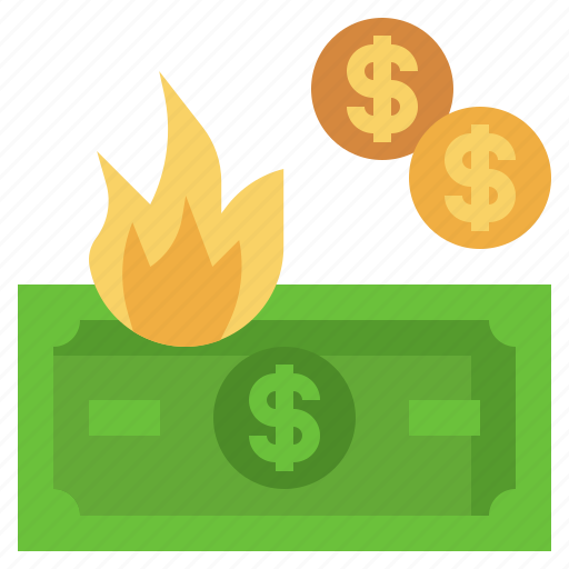 And, business, cash, finance, flame, money, notes icon - Download on Iconfinder