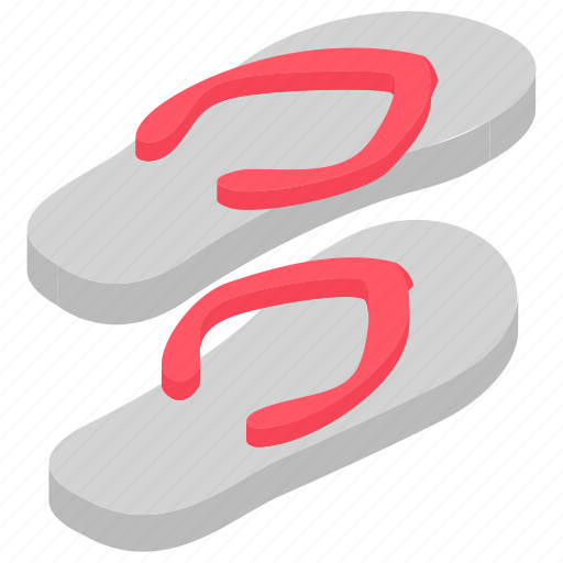 Casual, flip flops, footwear, home slippers, slippers icon - Download on Iconfinder
