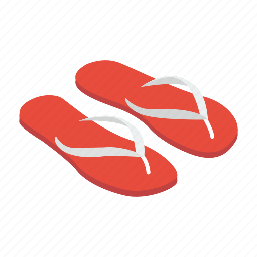Casual slippers, chapal, flip flops, footwear, sandals icon - Download on Iconfinder