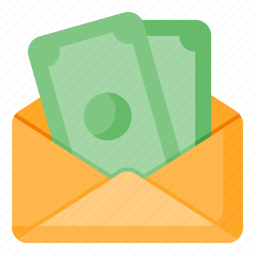 Salary, paycheck, payment, wage, deposit, money, envelope icon - Download on Iconfinder