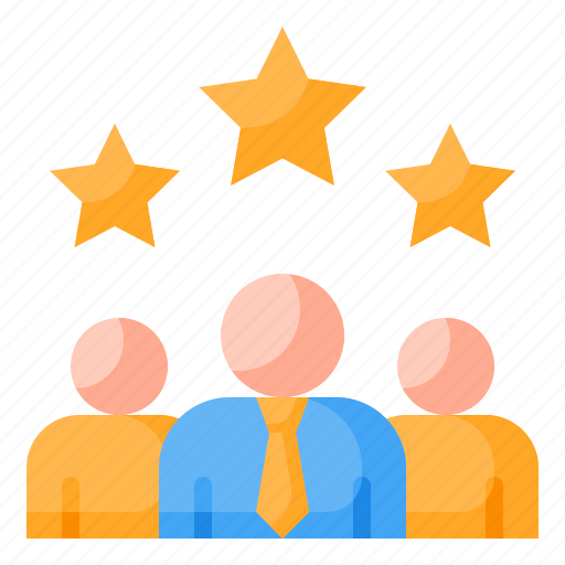 Rating, star, testimonial, people, team, teamwork, employee icon - Download on Iconfinder