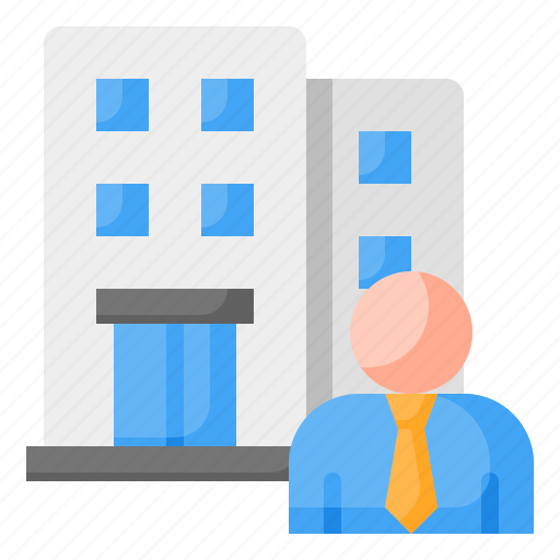 Employee, businessman, worker, avatar, people, office, building icon - Download on Iconfinder