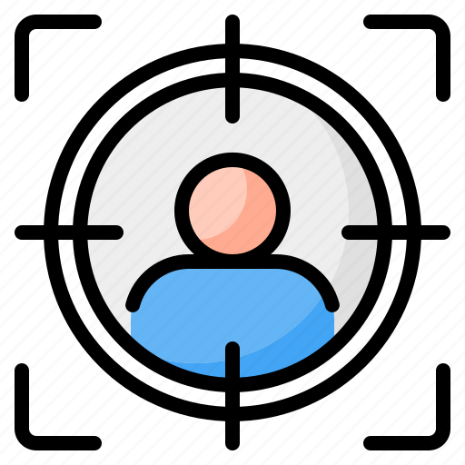 Headhunting, headhunter, human resources, recruitment, hiring, avatar, target icon - Download on Iconfinder