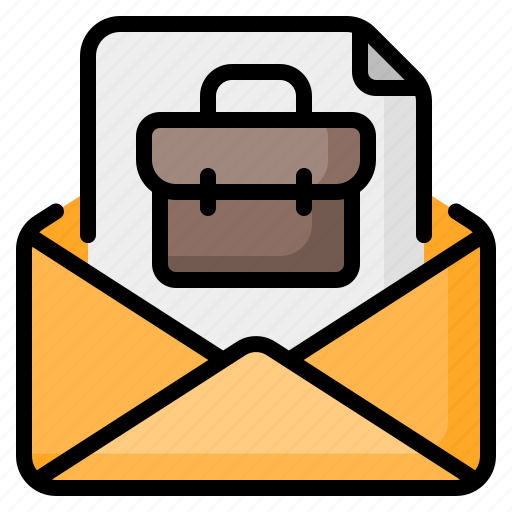 Envelope, email, briefcase, portfolio, cv, human resources, recruitment icon - Download on Iconfinder