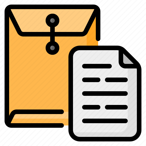 Document, folder, file, paper, paperwork, envelope, letter icon - Download on Iconfinder