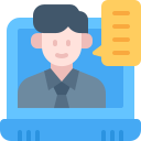 interview, video, call, job, employee, online