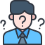 question, mark, unknown, employee, manager, work 
