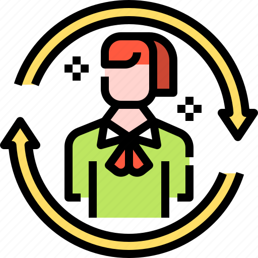 Circle, client, employee, headhunting, human resources, jobs icon - Download on Iconfinder