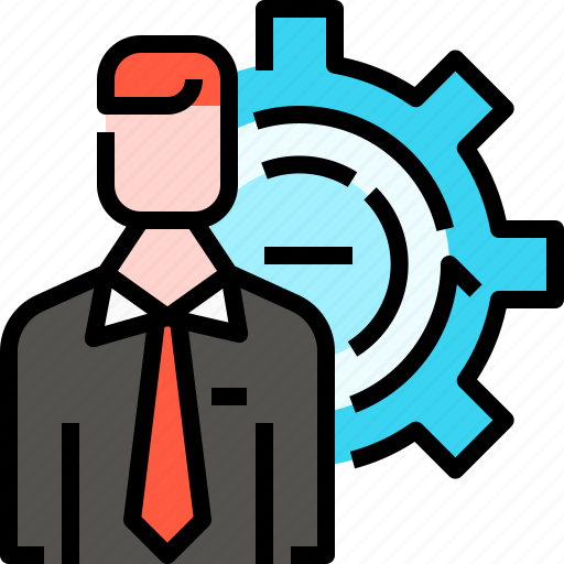Business, employee, gear, headhunting, human resources, jobs, setting icon - Download on Iconfinder