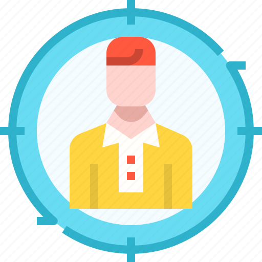 Client, employee, headhunting, human resources, jobs, target icon - Download on Iconfinder