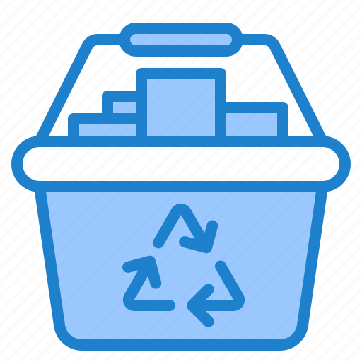 Basket, recycle, ecology, shopping, bag icon - Download on Iconfinder