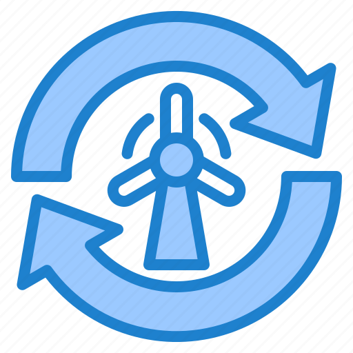 Ecology, recycle, transfer, power, wind icon - Download on Iconfinder