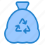 recycle, ecology, trash, bin, bag 