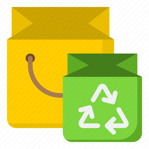 Bag, recycle, ecology, shopping icon - Download on Iconfinder