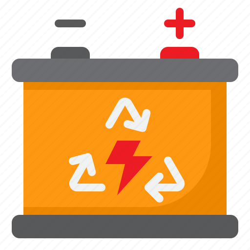 Battery, recycle, ecology, electric, power icon - Download on Iconfinder