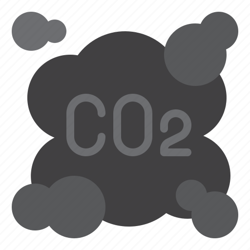 Co2, pollution, carbon, dioxide, cology icon - Download on Iconfinder