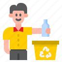 recycle, bottle, trash, bin, garbage