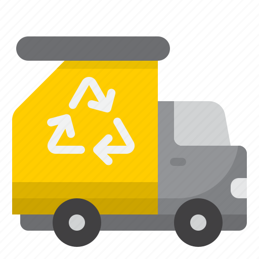 Truck, recycle, ecology, trash, car icon - Download on Iconfinder