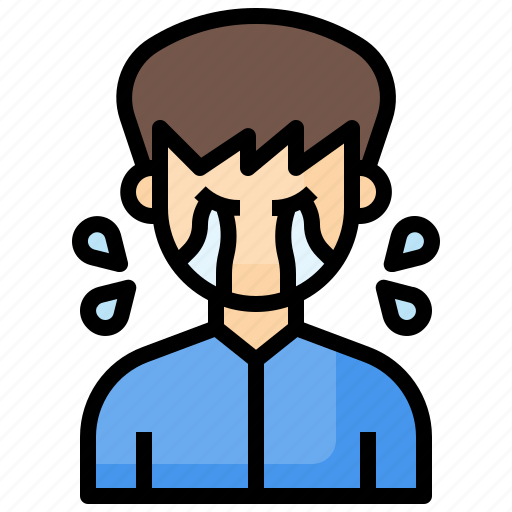 Cry, crying, eye, ophthalmology, tear icon - Download on Iconfinder