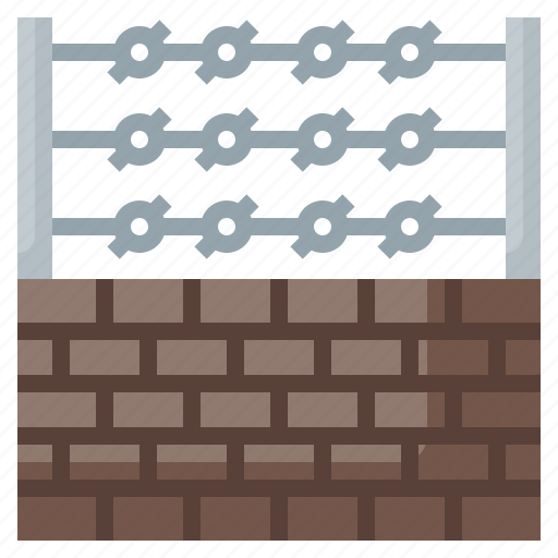 Barbed, miscellaneous, prison, prisoner, wall, wire icon - Download on Iconfinder