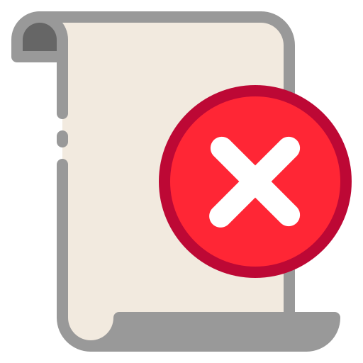 Cancel, cross, document, file, paper, reject, remove icon - Download on Iconfinder