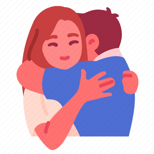 Relationship, empathy, hug, friend, love, support, romantic icon - Download on Iconfinder