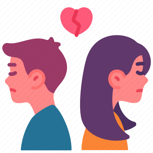 Relationship, toxic, valentine, people, couple, romantic, break icon - Download on Iconfinder