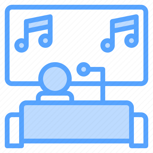 Karaoke, microphone, monitor, singer, song icon - Download on Iconfinder