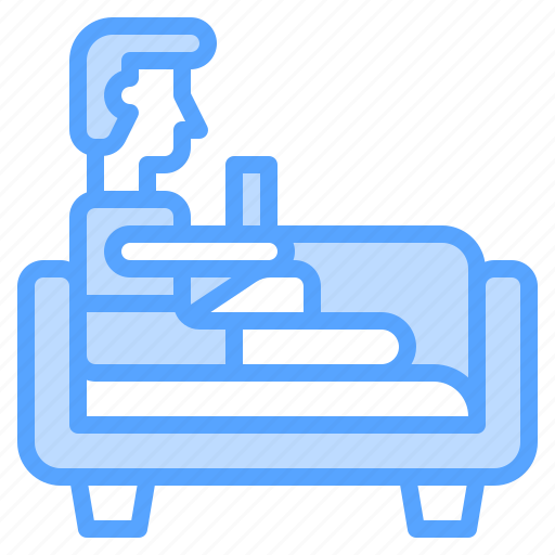 Home, man, relax, sit, sofa icon - Download on Iconfinder