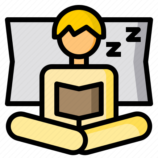 Man, pillow, relax, relaxing, sit icon - Download on Iconfinder