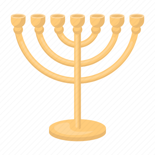 Attribute, faith, judaism, menorah, prayer, religion, silhouette icon - Download on Iconfinder
