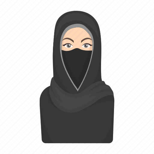 Attribute, faith, hijab, muslim woman, prayer, religion, silhouette icon - Download on Iconfinder